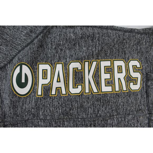 NFL Green Bay Packers Women’s Hoodie Zip Up Sweatshirt Gray Team Apparel Small - Picture 3 of 9